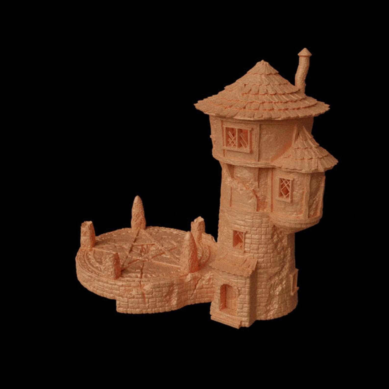 Pathfinder Tower Abandoned Magician Tower - DND Aos Pathfinder Conquest Miniatureland ...