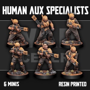 Menschliche Hilfskräfte – Grimdark-Minis von War Scenery für Tabletop-Wargames