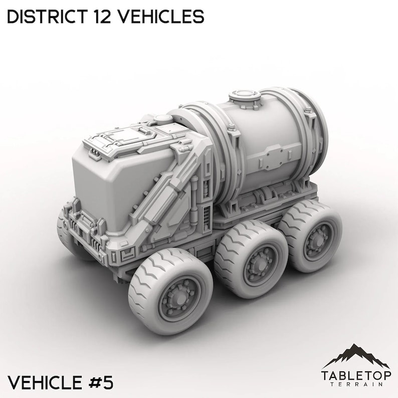District 12 Vehicles - Tabletop Terrain Grimdark Gothic Miniature ...