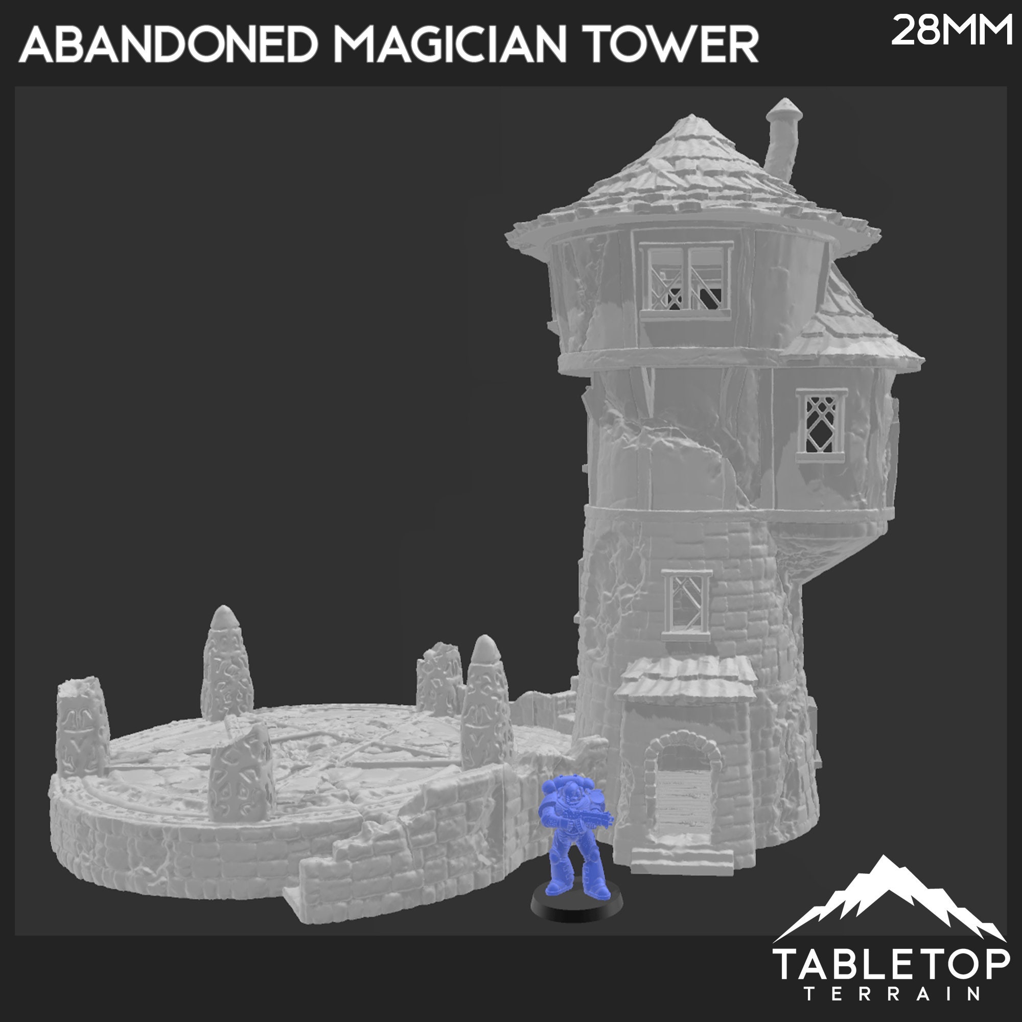 Pathfinder Tower Abandoned Magician Tower - DND Aos Pathfinder Conquest Miniatureland ...