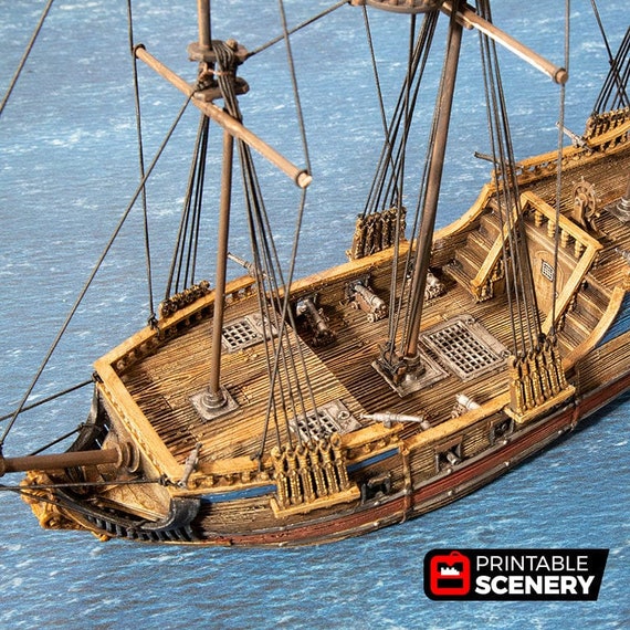 フリゲート艦Mk2 - 海賊船 - Blood and Plunder Black Seas Cutlass