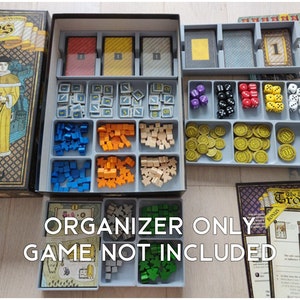 Troyes + Ladies of Troyes Expansion Board Game Insert / Organizer
