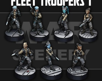 Insurgent Fleet Troopers 1 - Outer Rim Minis van War Scenery voor tafelblad-oorlogsspellen