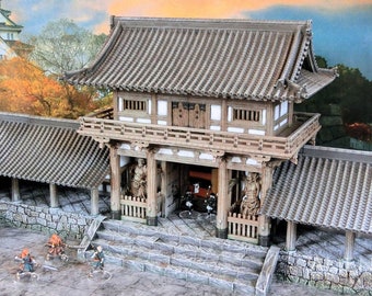 Samurai Temple Outer Gate - Test of Honor Japan Miniatures Terrain