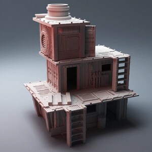 Shakstak Grimdark Undernidus Building Tabletop Terrain Gothic Terrain ...