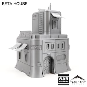 Beta House - Star Wars Legion Terrain Outer Rim War Scenery  Koboh Lothal Tabletop Terrain Wargame Miniature Scenery