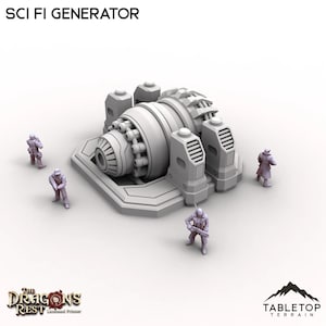 Sci Fi Generator - Tabletop Terrain Grimdark Gothic Miniature Wargame Sci-Fi 28mm 32mm