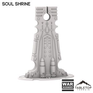 Space Elves Soul Shrine - Tabletop Terrain Grimdark Space Elves Miniature Wargame Sci-Fi