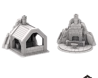 Dwarven Forges - Tabletop Terrain Fantasy DND Miniature Roleplaying Wargame 28mm 32mm