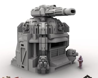 Modular Bunkers - Tabletop Terrain Grimdark Gothic Miniature Wargame Sci-Fi 28mm 32mm