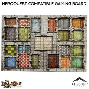 Dungeon Gaming Board Compatible with HeroQuest