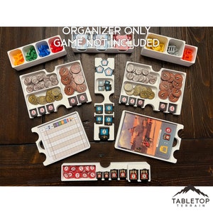 7 Wonders (2nd Edition) with Expansions Board Game Insert / Organizer