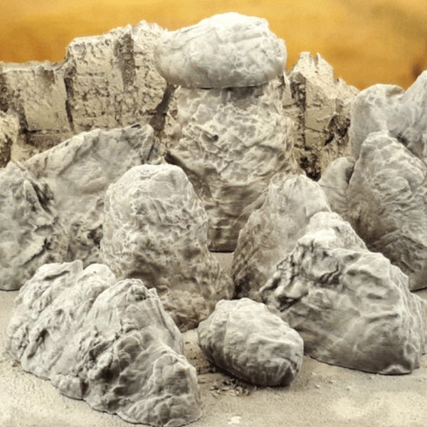 Rock Formations - Desert Tabletop Terrain