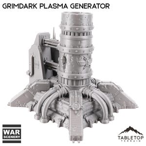Tabletop Terrain Grimdark Plasma Generator Wargame Terrain 3d printed 28mm Building Sci Fi Gothic Wargaming Scenery