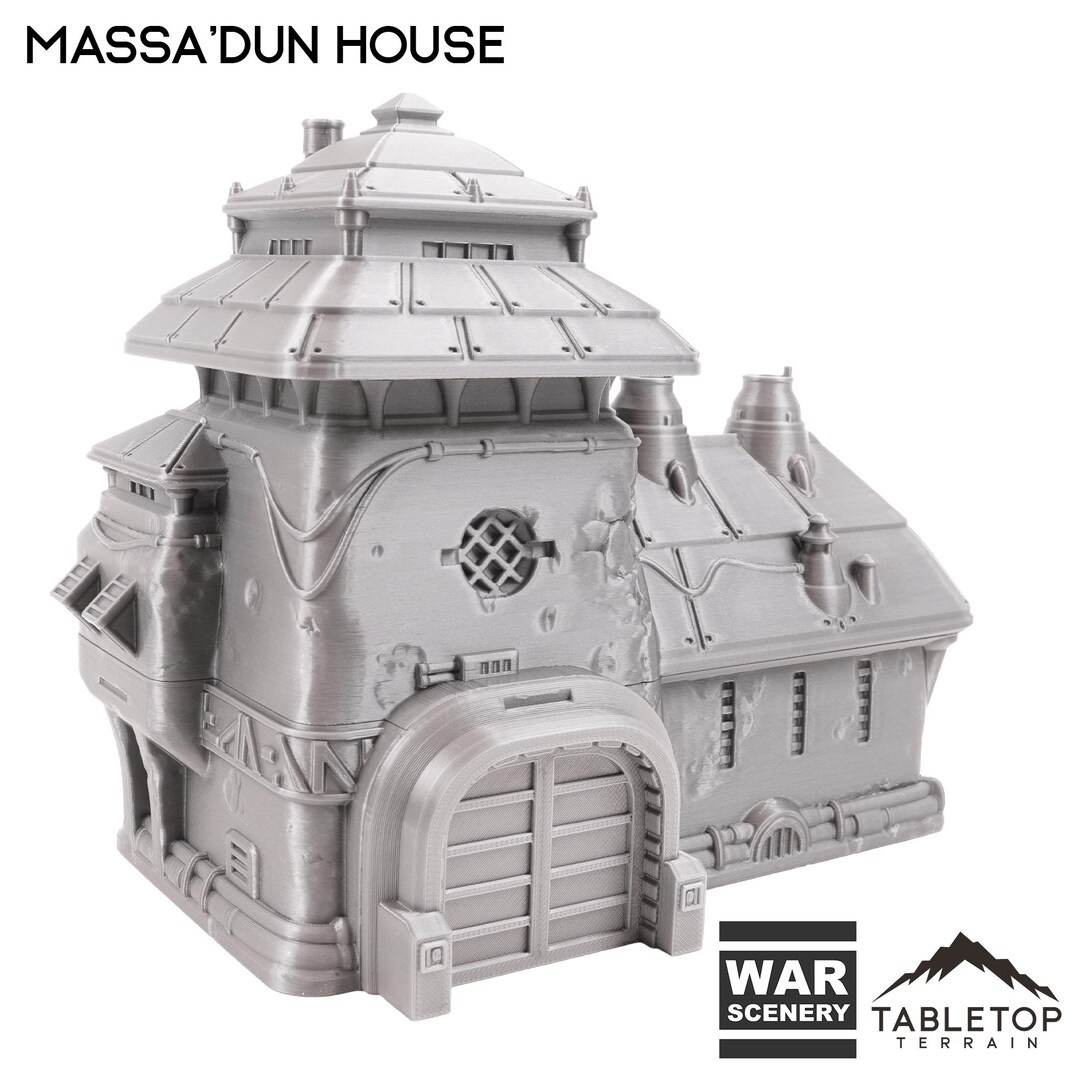 Tabletop Terrain Towerhouse Massa'Dun By War Scenery Jordan