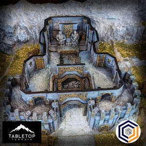The Great Hall - Kingdom of Durak Deep - Tabletop Terrain High Fantasy ...
