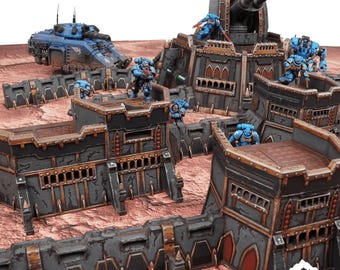 Wall of Saints - Tabletop Terrain Grimdark Gothic Miniature Wargame Sci-Fi 28 mm 32 mm
