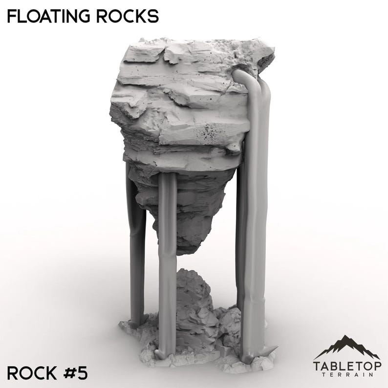 Floating Rocks - Tabletop Terrain Fantasy DND Miniature Roleplaying ...