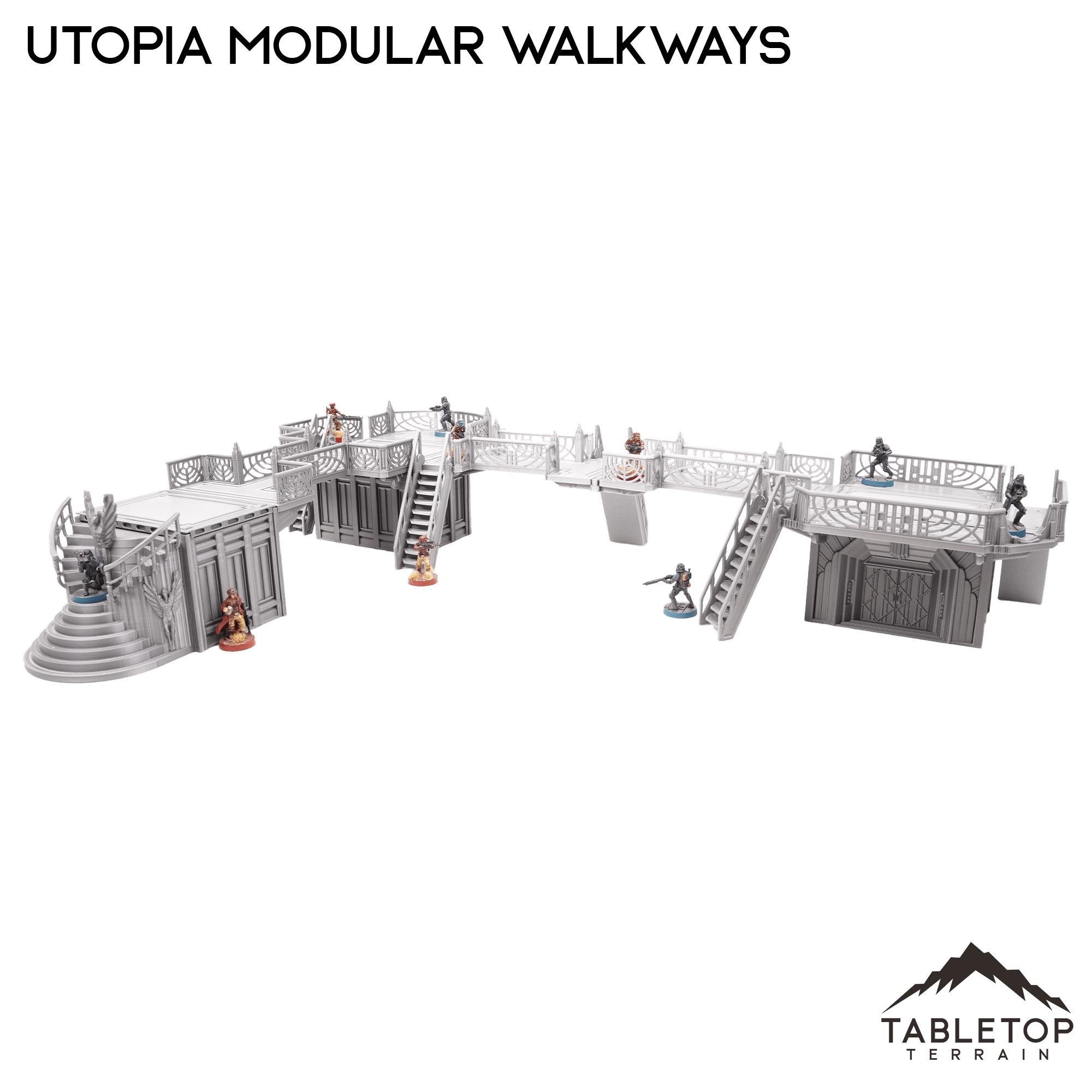 Modular Star Wars Utopia Modular Walkways Inspired by Theed - Tabletop Terrain Outer Rim ...