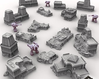 Nuevo set básico de Canterbury - Terreno de mesa para juegos de guerra mecánicos de 6 mm y 8 mm, compatible con juegos de guerra épicos a pequeña escala.