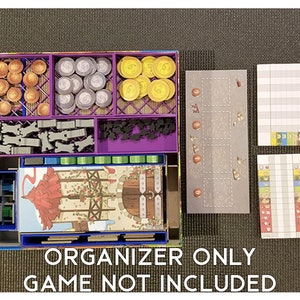 Queendomino / Kingdomino / Age of Giants Board Game Insert / Organizer