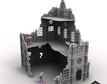 Promethium Factory - Tabletop Terrain Grimdark Gothic Miniature Wargame Sci-Fi 28mm 32mm