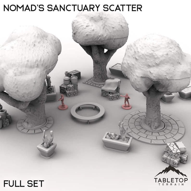 Tabletop Terrain Scatter Terrain Nomad's Sanctuary Scatter