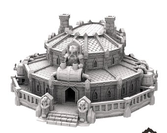 Dwarf Tavern - DND AoS Pathfinder Conquest MiniatureLand Tabletop Terrain Miniature Wargame 28mm