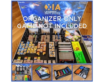 Xia Legends of a Drift System Board Game Insert / Organizer with Expansions