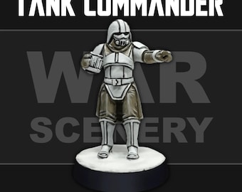 Blizzard Tank Commander - Outer Rim Minis by War Scenery for Tabletop Wargames