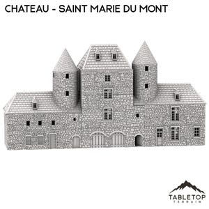 Chateau - Saint Marie du Mont - WWII Terrain Wargame Tabletop Terrain Terrain Compatible with Bolt Action