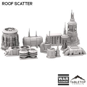 Futuristic City Roof Scatter - Tabletop Terrain Outer Rim Compatible with Star Wars Legion Shatterpoint