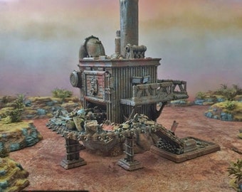 Recycling Tower - Apocalyptic Building - Gaslands Terrain Post-Apocalyptic Walking Dead Fallout Wasteland Warfare Tabletop Terrain Wargame