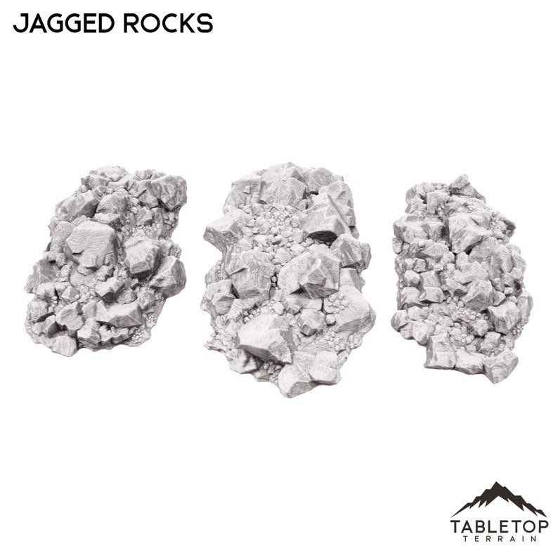 Jagged Rocks - Scatter Terrain - Shadowfey Fantasy Terrain DND Aos ...