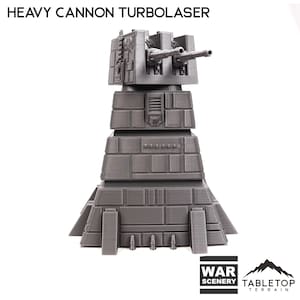 Heavy Cannon Turbolaser - Star Wars Legion Terrain War Scenery Yar&#39;Kassy Tabletop Terrain Wargame Terrain Desert Terrain Miniature Outer Rim