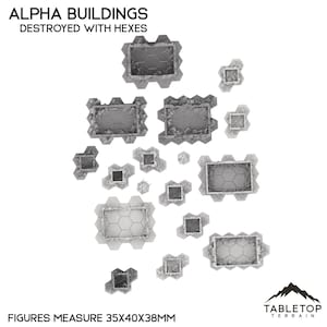 Tabletop Terrain Building Mecha City Alpha Buildings
