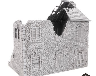 French Farmhouse Ruins - WWII Building