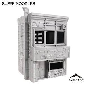 Cyberpunk Super Noodles - Cyberpunk Building - Futuristic Compatible with Infinity, Cyberpunk Red: Combat Zone