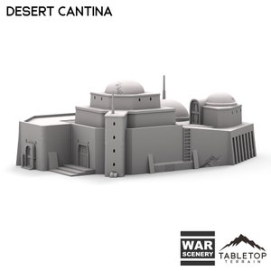 Desert Cantina - Star Wars Legion Terrain War Scenery Desert Trading Post Tabletop Wargame Terrain Desert Terrain Outer Rim Shatterpoint