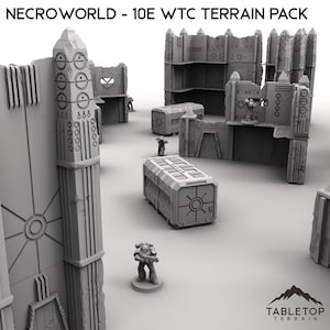 NecroWorld - WTC compatible Terrain Pack - Tabletop Terrain 10th Edition Competitive Tournament Set Imperialis Grimdark