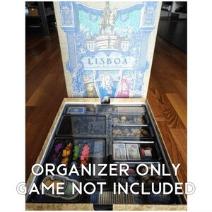 Lisboa with Deluxe Components Board Game Insert / Organizer