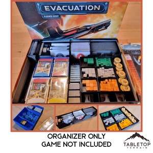 Evacuation Board Game Insert / Organizer
