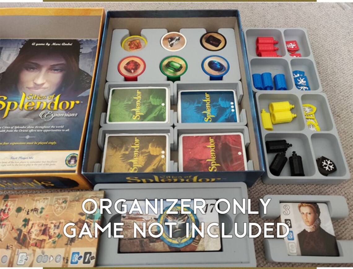 Splendor With Cities Board Game Insert / Organizer - Etsy