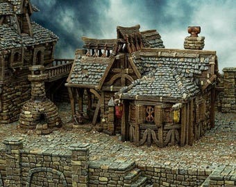 タイムワープ - 攻城塔 28 mm 32 mm ウォーゲーミング地形 - Etsy 日本