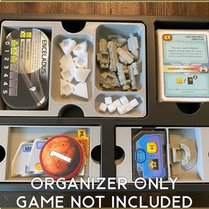 Terraforming Mars Big Box Trays Board Game Insert / Organizer