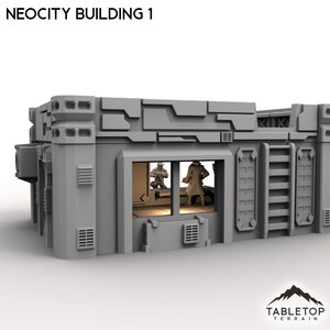 Tabletop Terrain Terrain NeoCity Building 1