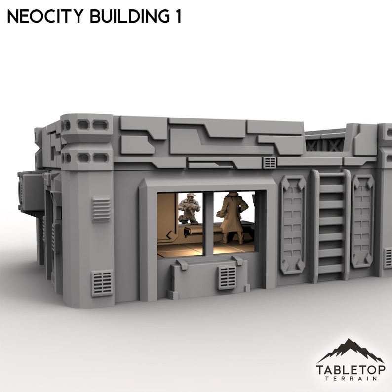 Tabletop Terrain Terrain NeoCity Building 1