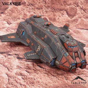 Valkyrie Dropship - Hardware Studios 6 mm Kompatibel mit Small Scale Mech Wargames