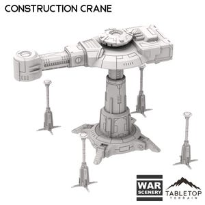 Greater Good Construction Crane - Tabletop Terrain Greater Good Grimdark Miniature Wargame Sci-Fi 28mm 32mm