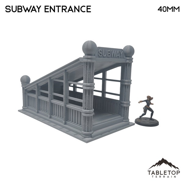 Subway Entrance - Marvel Crisis Protocol Terrain - MCP Urban Modern Terrain